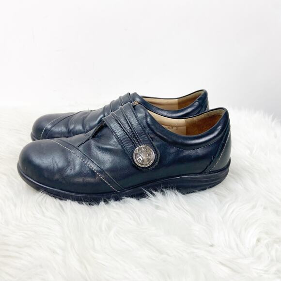 Finn Comfort 5 UK 7 US Womens Black Leather Monk Strap Comfort Shoes - Picture 4 of 8